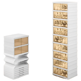 منظم تخزين الأحذية القابل للطي بـ 9 طبقات