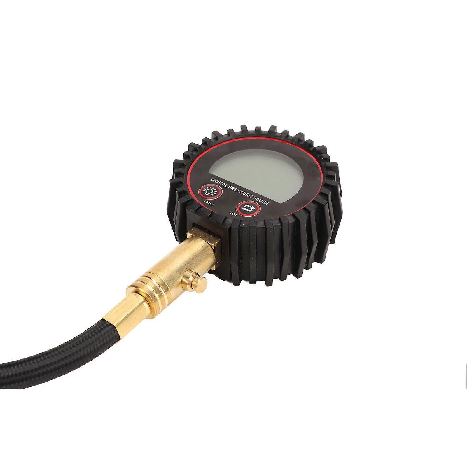 Digital Tire Pressure Gauge 0-200 PSI with 4 Units for Cars and Bikes