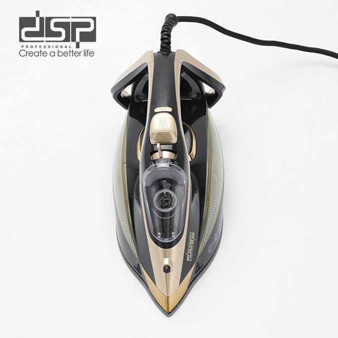 DSP Steam Iron 2000–2400W with Ceramic Soleplate & LED Color Display-3