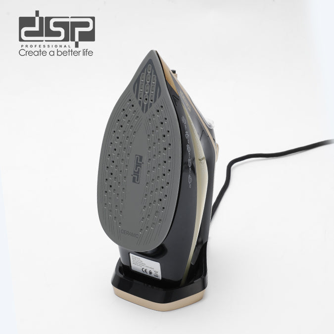 DSP Steam Iron 2000–2400W with Ceramic Soleplate & LED Color Display-5