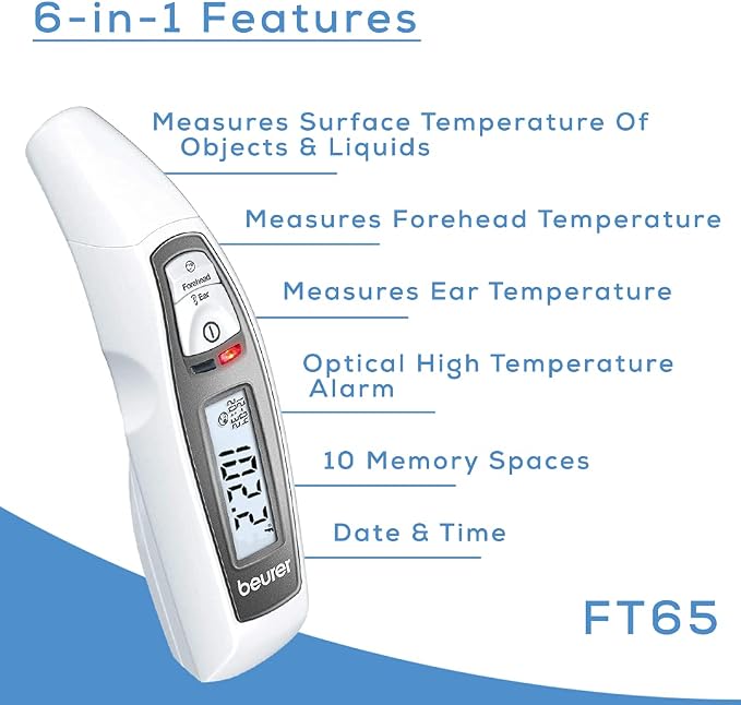 Beurer FT65 Multifunction Infrared Thermometer-3