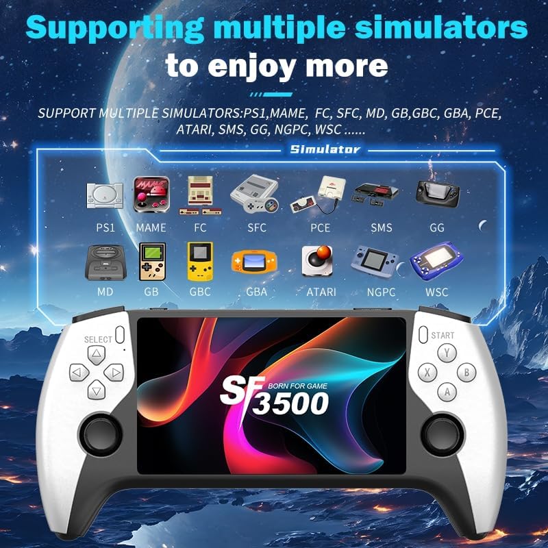 SF3500 Plus Handheld Game Console with Two Controllers-5
