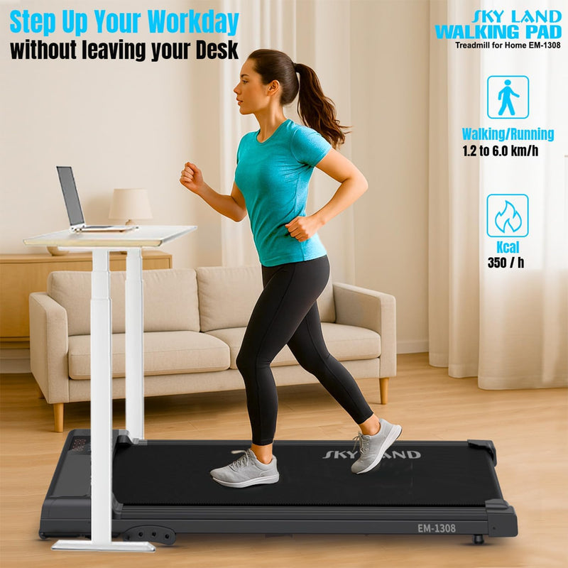 SKY LAND Under Desk Walking Pad Treadmill with Remote Control – EM-WALKPAD-3