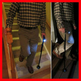 عكاز ذكي قابل للتعديل والطي مع إضاءة إل إي دي - JawdaTop