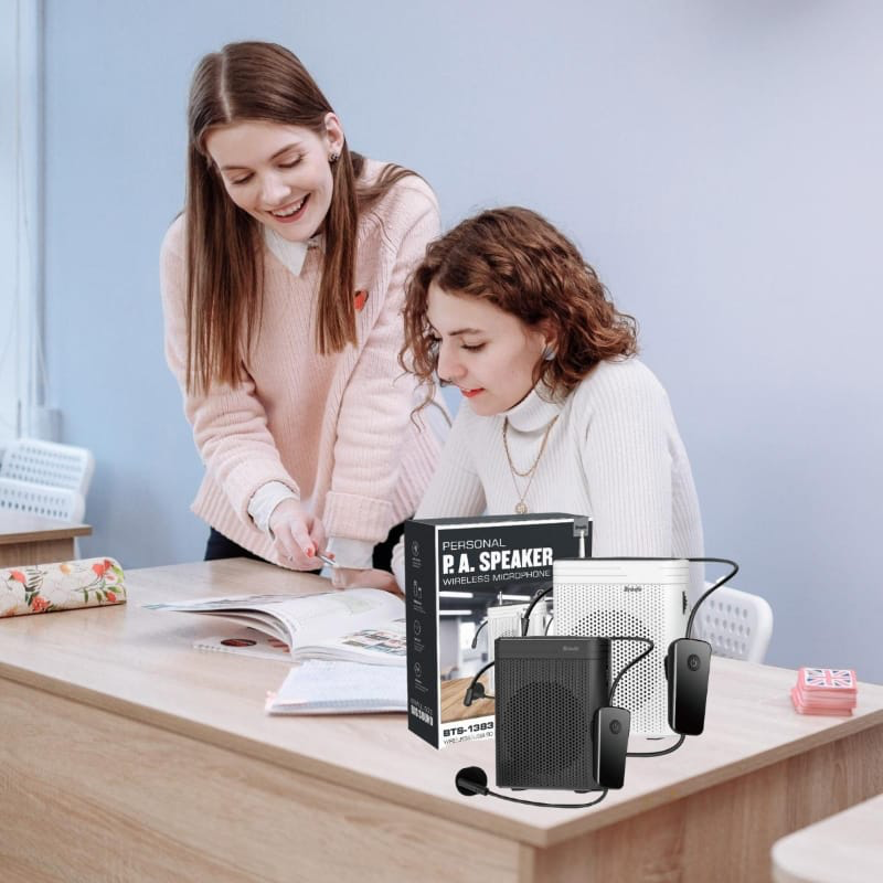 Brodu Portable Wireless Headset Microphone with Speaker-6