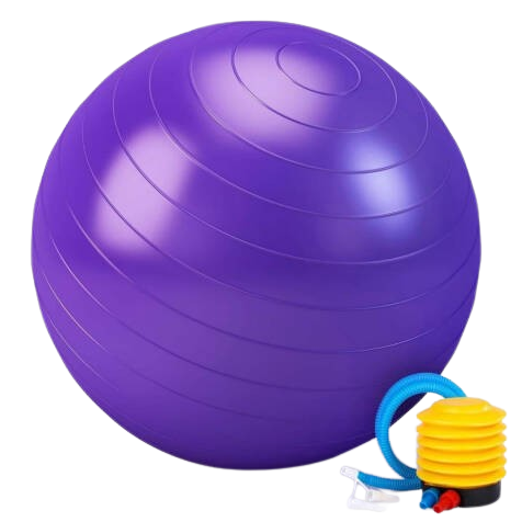 Yoga Ball Anti-Burst 65cm Exercise Ball with Air Pump-1
