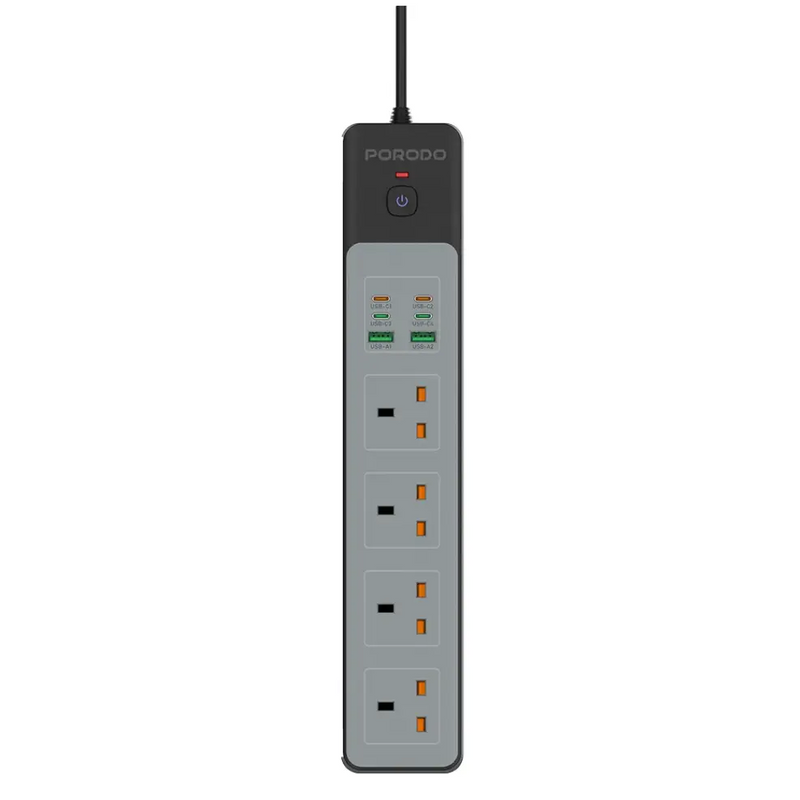 Porodo 4AC 65W 3000W Power Strip-1