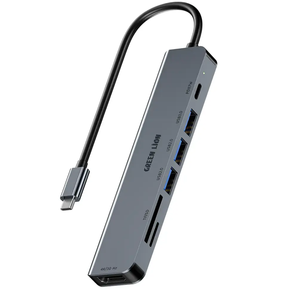 Green Lion 7-in-1 USB-C Hub-1