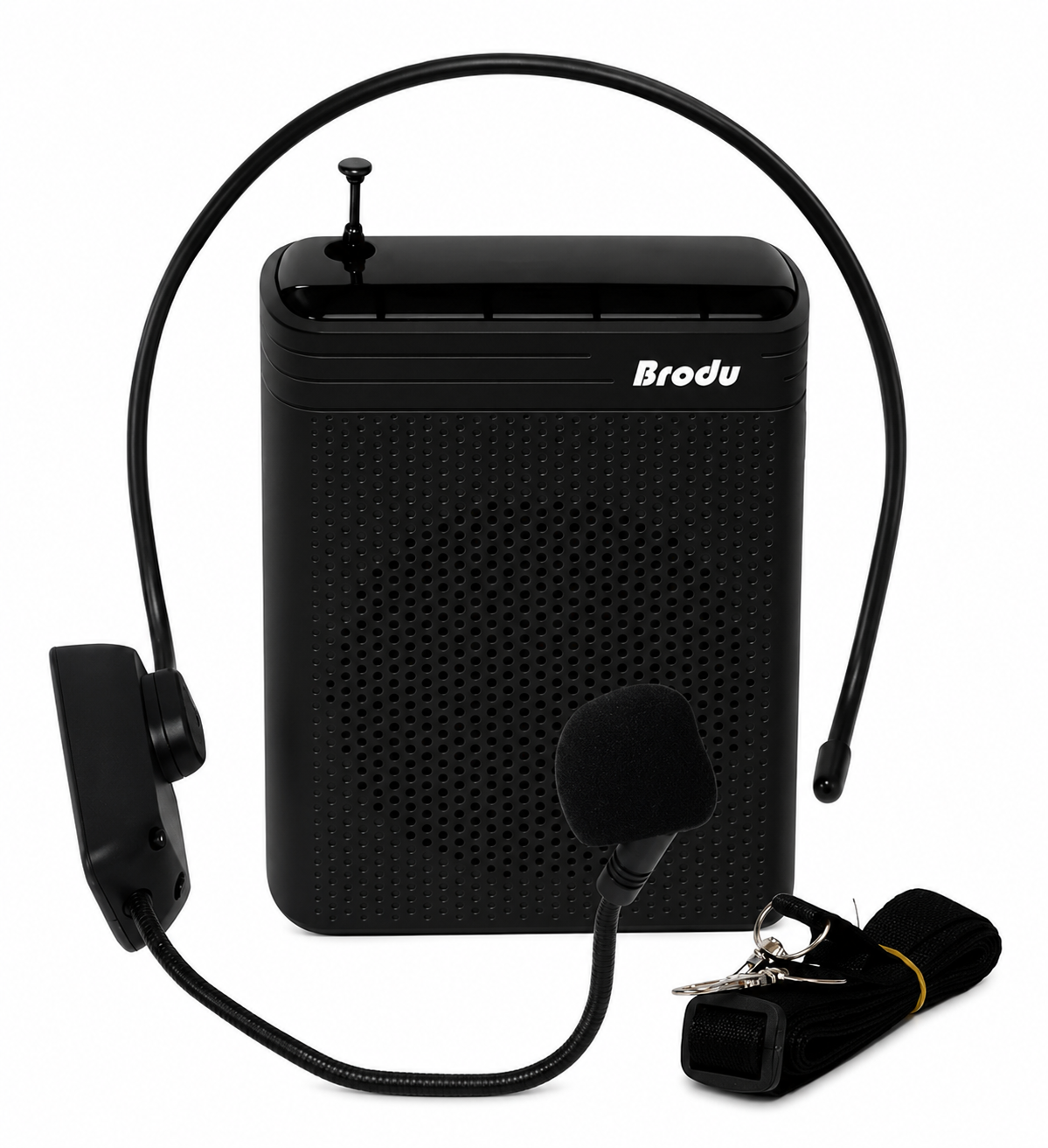 Brodu Portable Wireless Headset Microphone with Speaker-2