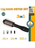 DENX 3-in-1 Hair Dryer Brush Set for Women