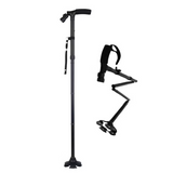 عكاز ذكي قابل للتعديل والطي مع إضاءة إل إي دي - JawdaTop