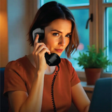 سماعة الهاتف الكلاسيكية ريترو من بورودو – موصل تايب سي