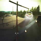 Porodo Lifestyle Sunlite Solar-Powered Rechargeable Outdoor LED Light 