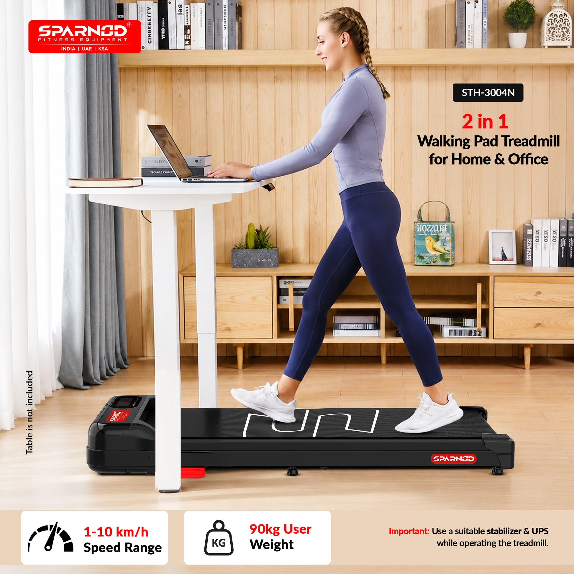 STH-3004N Walking Pad Treadmill for Home & Office-2