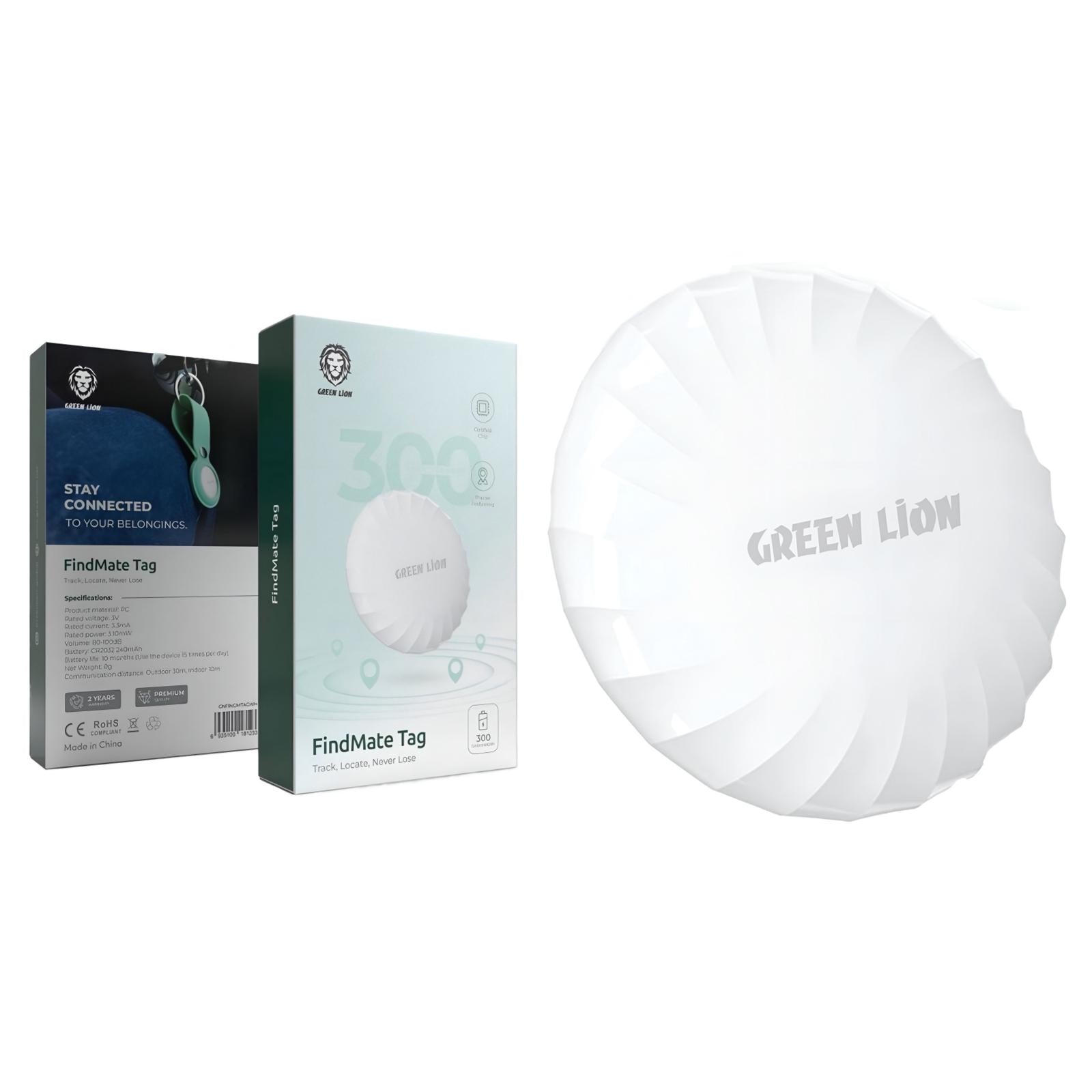 Green Lion FindMate Tracking Tag 2-Year Warranty