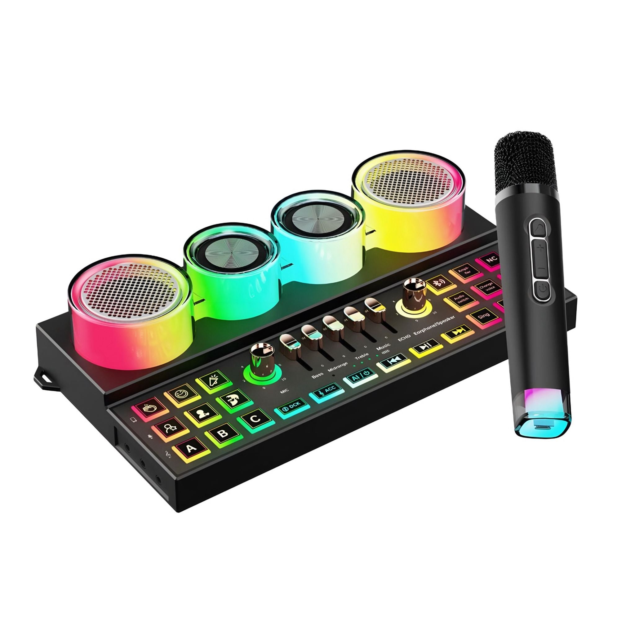 Porodo Soundtec Audio Mixer and Speaker