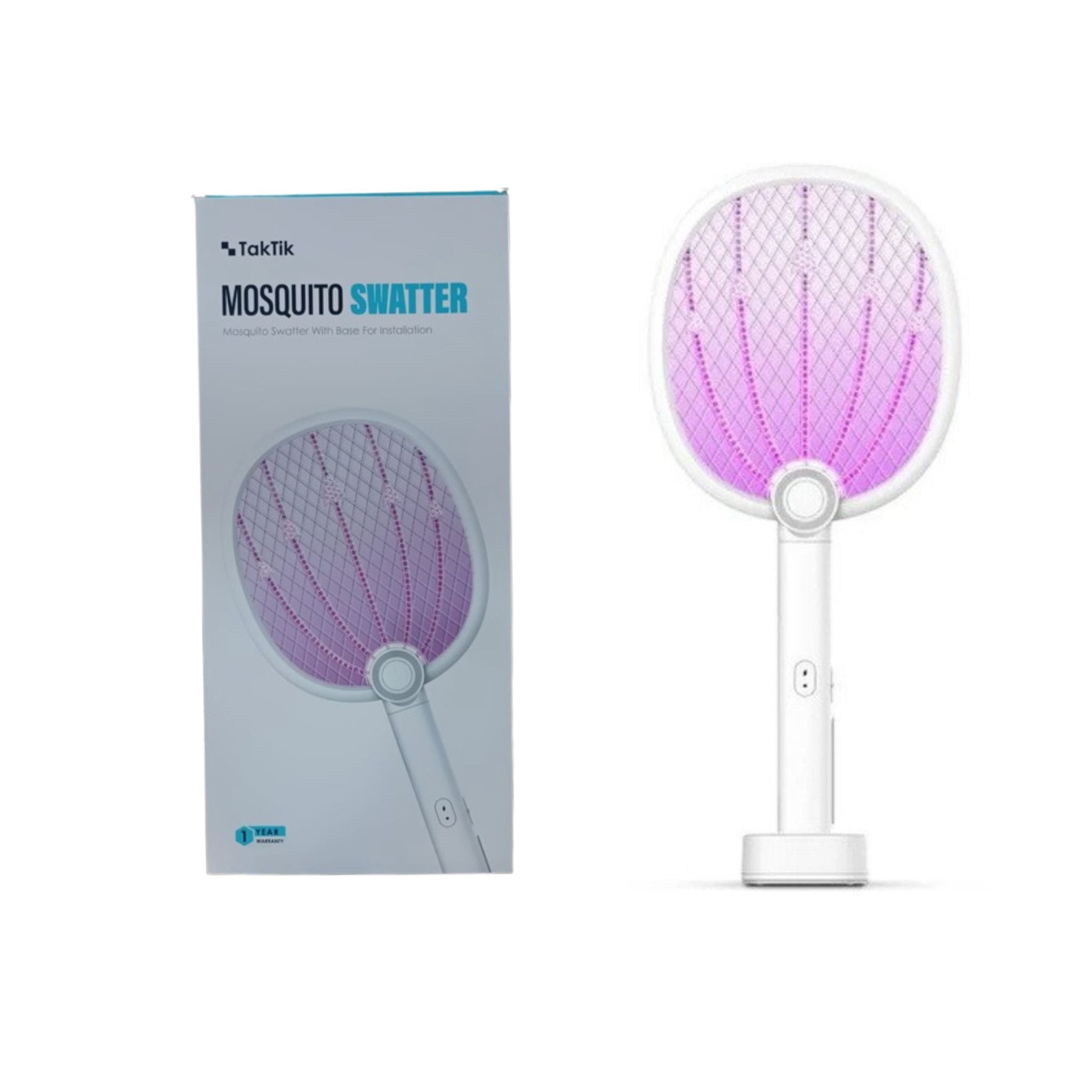 Taktik Electric Mosquito Swatter with UV Light