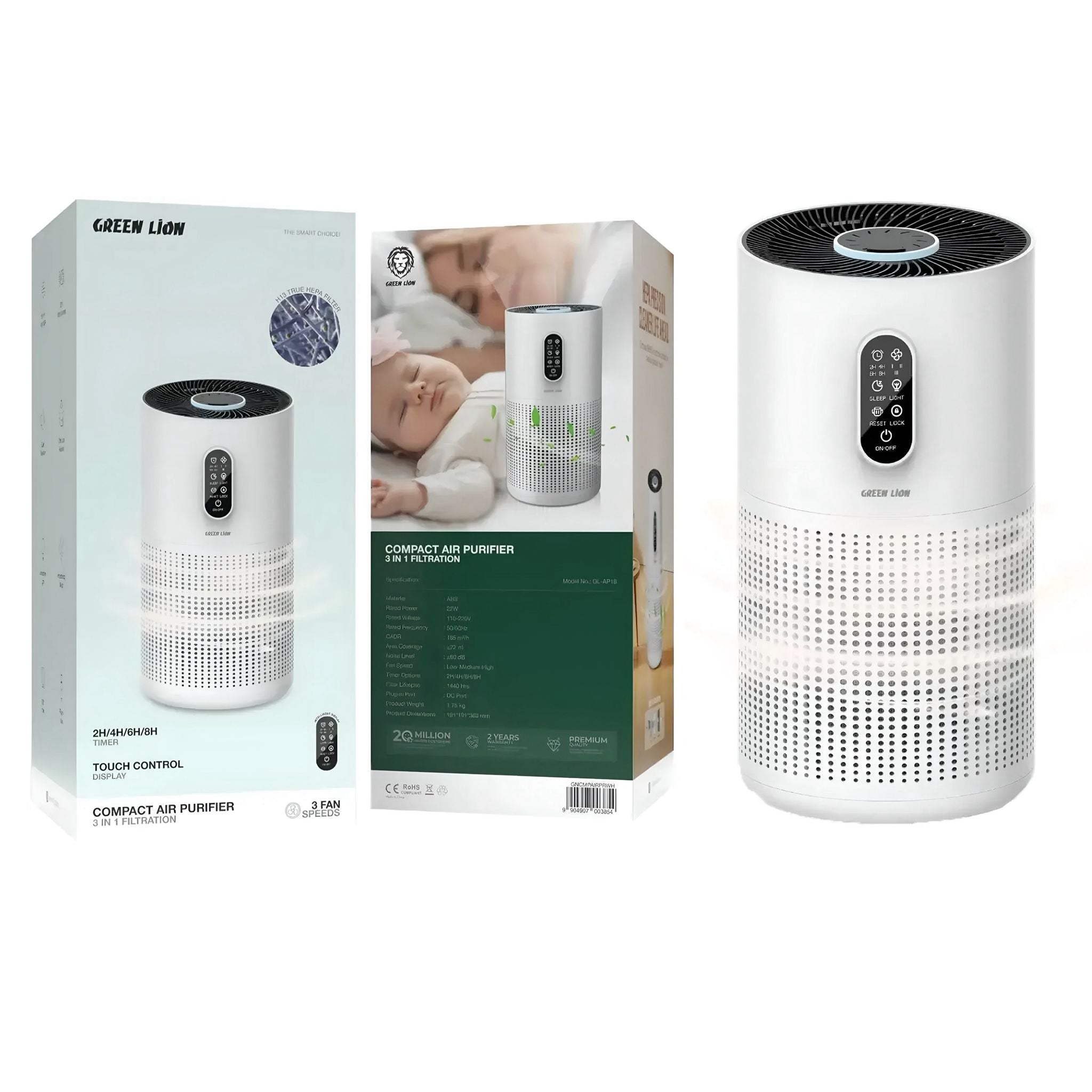 Green Lion Air Purifier with 2-Year Warranty