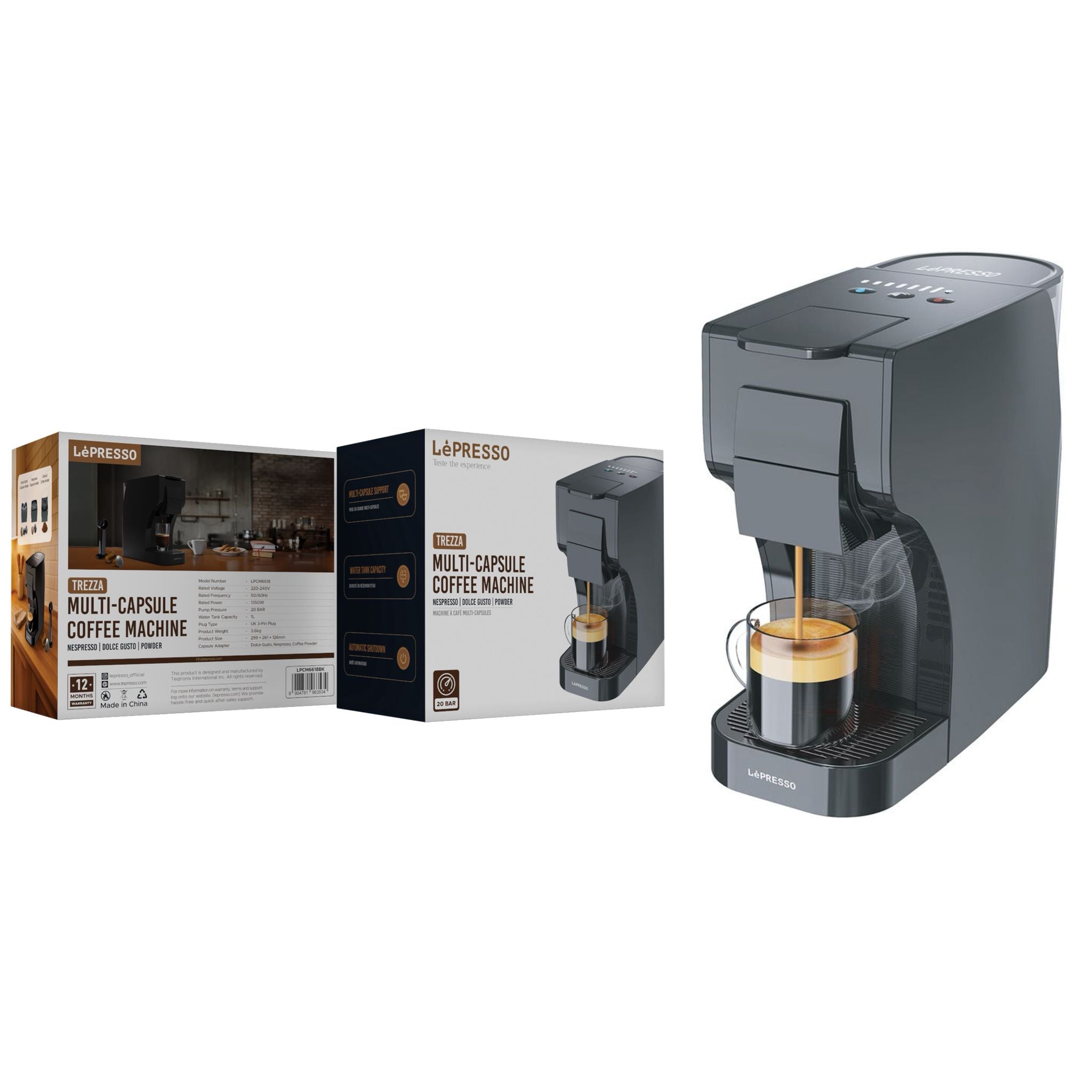 LePresso Trezza Multi-Capsule Coffee Machine