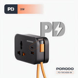 Porodo Universal Wall Socket