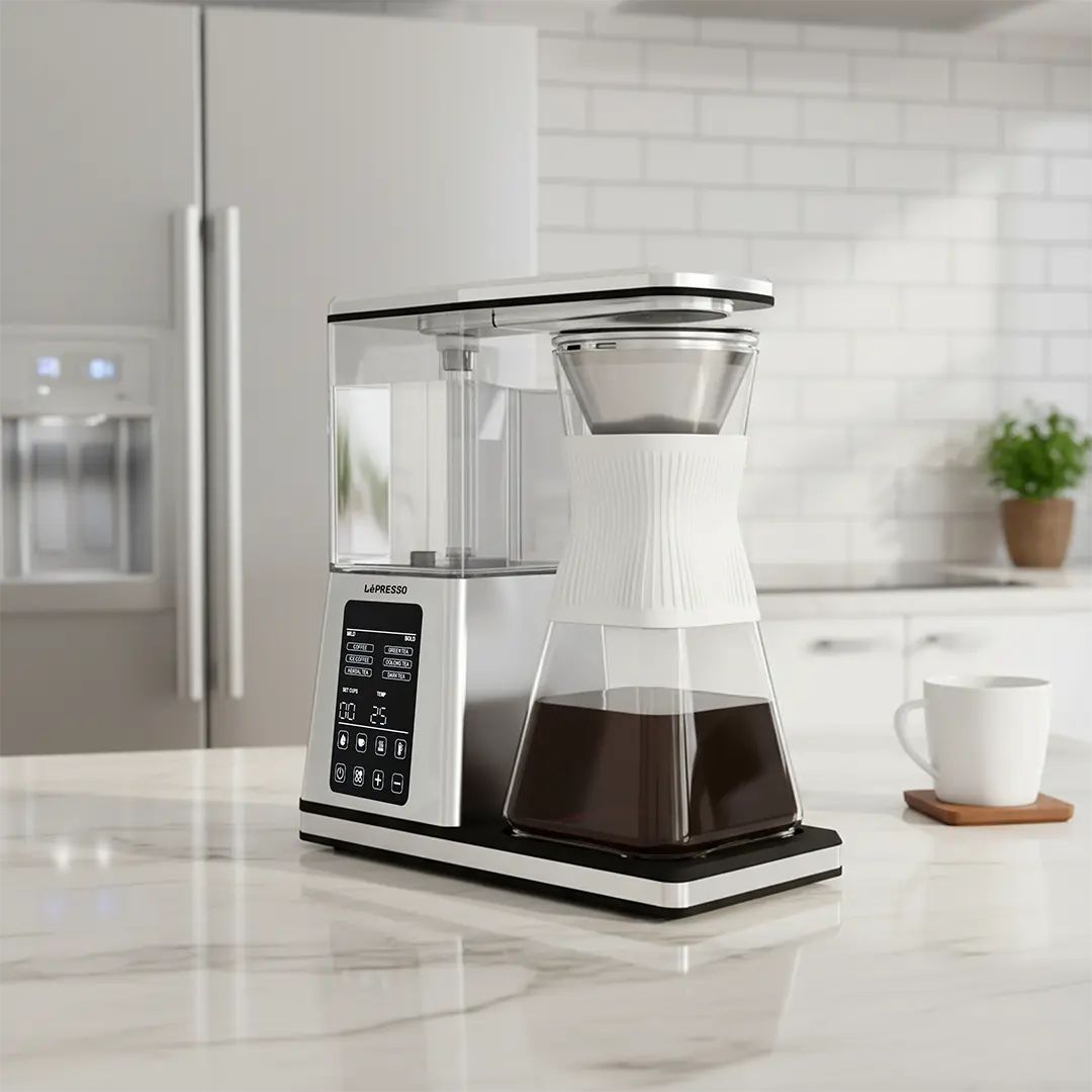 LePresso Crystal Brew Coffee & Tea Maker