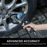 Heavy-Duty Digital Tire Pressure Gauge with Inflator – 250 PSI
