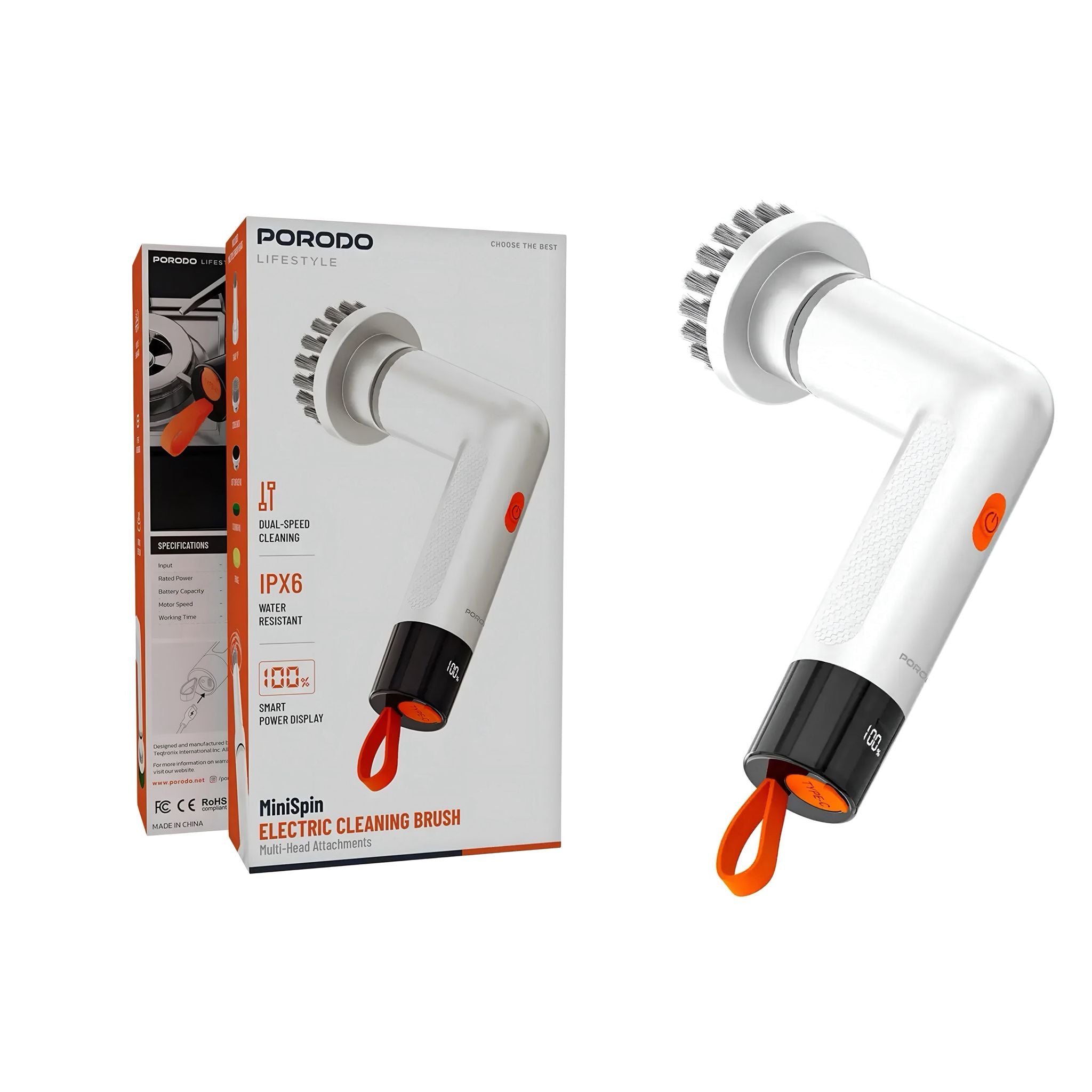 فرشاة التنظيف الكهربائيه ميني سبن من بورودو - JawdaTop
