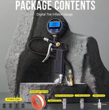 Heavy-Duty Digital Tire Pressure Gauge with Inflator – 250 PSI