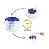 جهاز تسخين الشمع لإزالة الشعر جينجو مع حبيبات شمع وأعواد تطبيق - JawdaTop