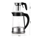 غلاية كهربائية مزدوجة 2 في 1 لتحضير الشاي والماء الساخن - JawdaTop