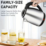 غلاية كهربائية ستانلس ستيل من جِهام سعة 2 لتر - JawdaTop