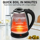 غلاية كهربائية ستانلس ستيل من جِهام سعة 2 لتر - JawdaTop