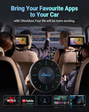 جهاز أوتوكاست محول كار بلاي وأندرويد أوتو الذكي اللاسلكي للشاشة الأمامية و الخلفية - JawdaTop