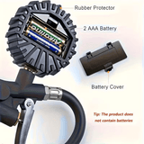 جهاز قياس ضغط الإطارات الرقمي المزود بمنفاخ – يتحمل حتى 250 ضغط - JawdaTop