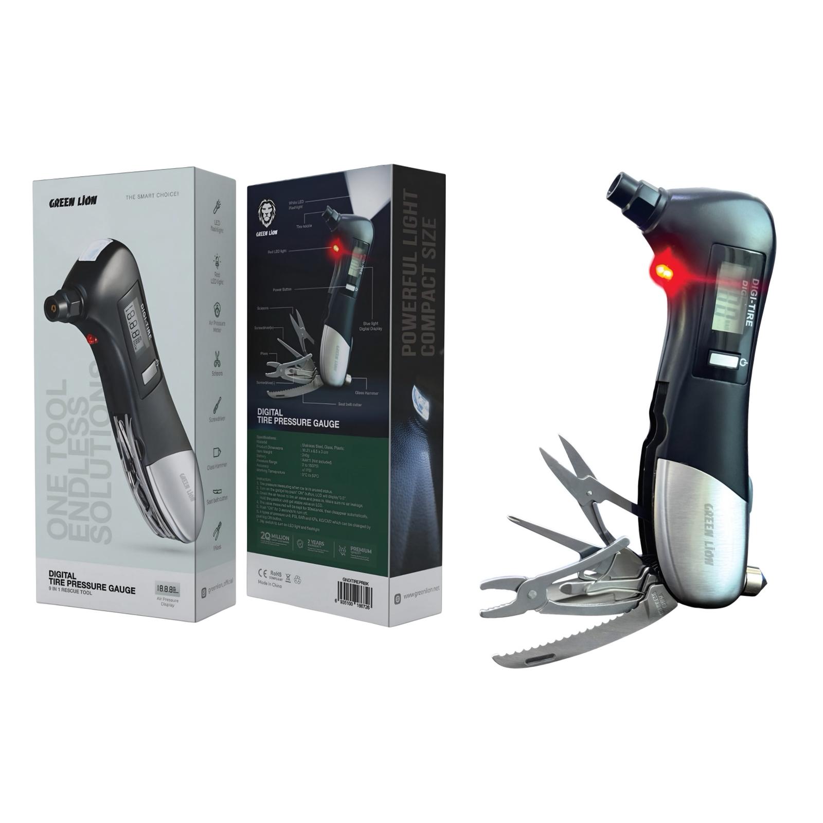 جهاز قياس هواء الكفر مع عدة طوارئ جرين ليون ضمان سنتين - JawdaTop