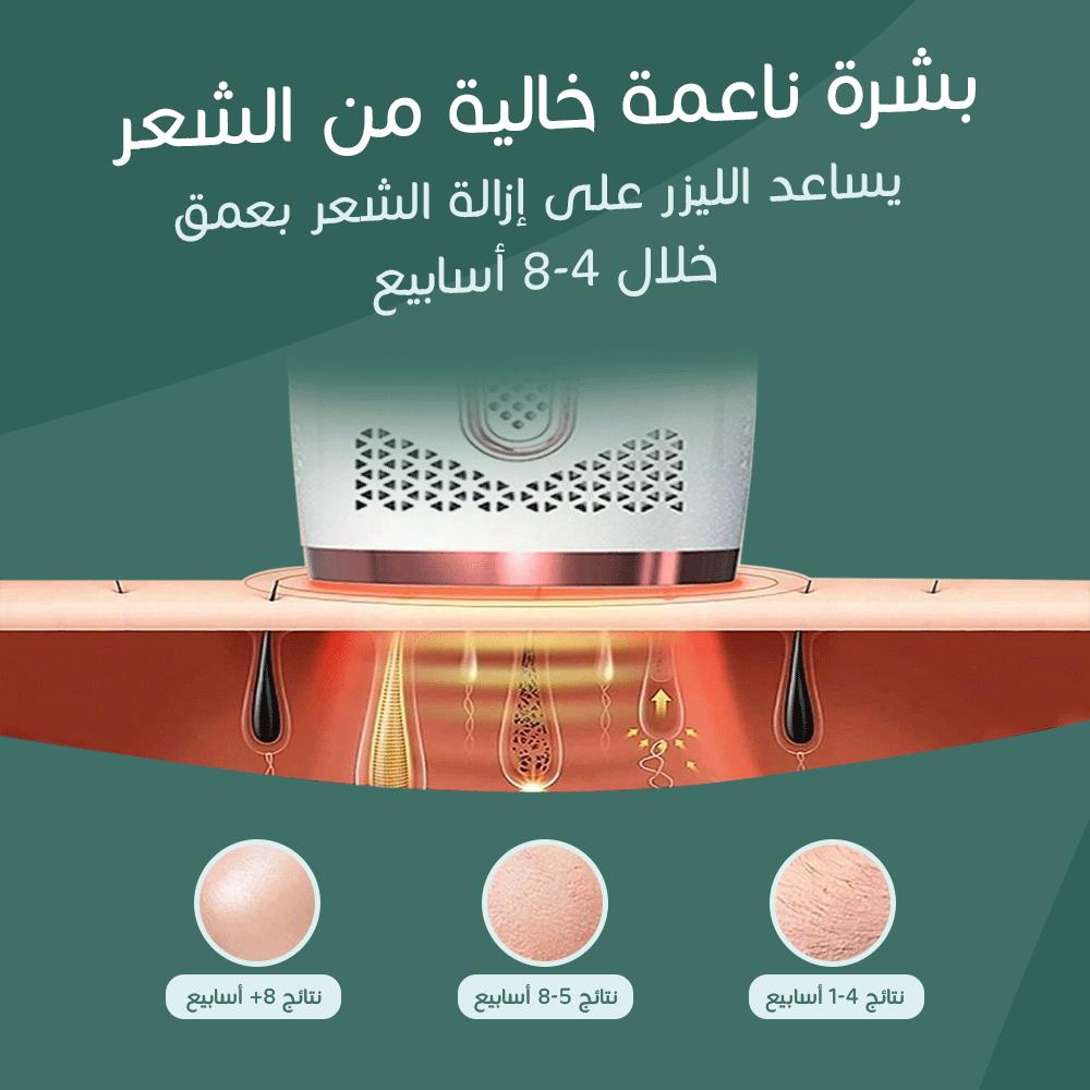 جهاز ليزر منزلي مع خاصية التبريد - JawdaTop