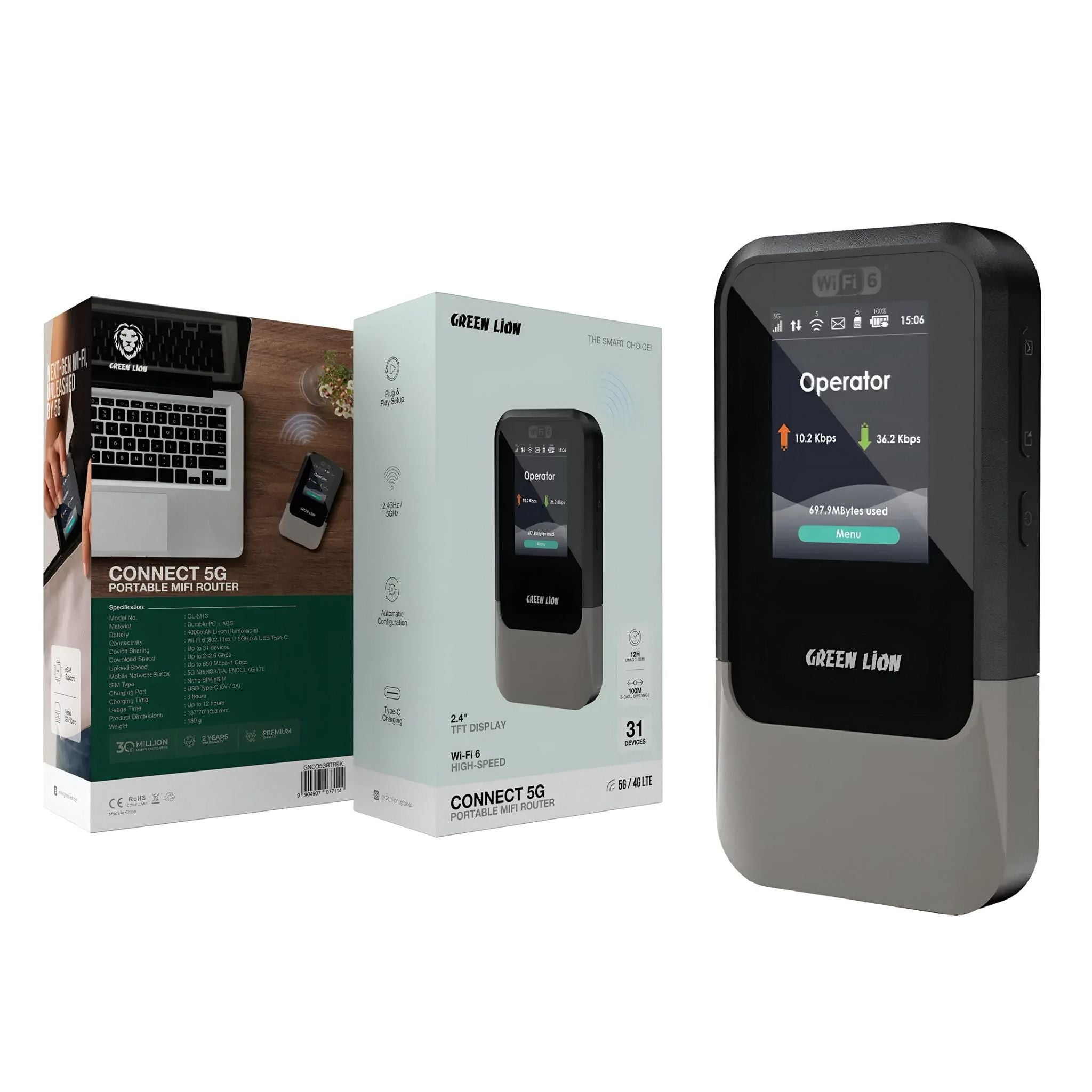 جهاز توجيه جرين ليون كونيكت 5 جي ضمان سنتين - JawdaTop