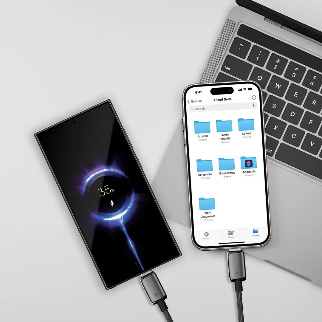 كابل باورولوجي زينكو سيريز ثنائي التوصيل USB - C - JawdaTop