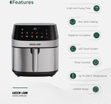 قلاية هوائية جرين لايون ديلوكس بسعة 8 لتر وقوة 2200 واط ضمان سنة - JawdaTop