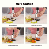 قطاعة الثوم اليدوية ومفرمة الطعام الصغيرة - JawdaTop