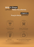 ماكينة القهوة نصف الأوتوماتيكية ليبريسو بدبل بويلر وضغط 20 بار - JawdaTop