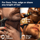 ماكينة تشذيب شعر الجسم للرجال فيليبس نوريلكو وان بليد - JawdaTop