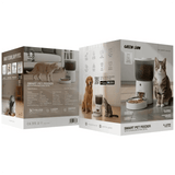 مغذّي الحيوانات الأليفة الذكي من جرين ليون مع وعاء ستانلس ستيل ضمان سنة - JawdaTop