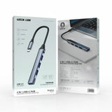 محول ووصلة متعددة 4 في 1 جرين لايون تايب سي ضمان سنة - JawdaTop