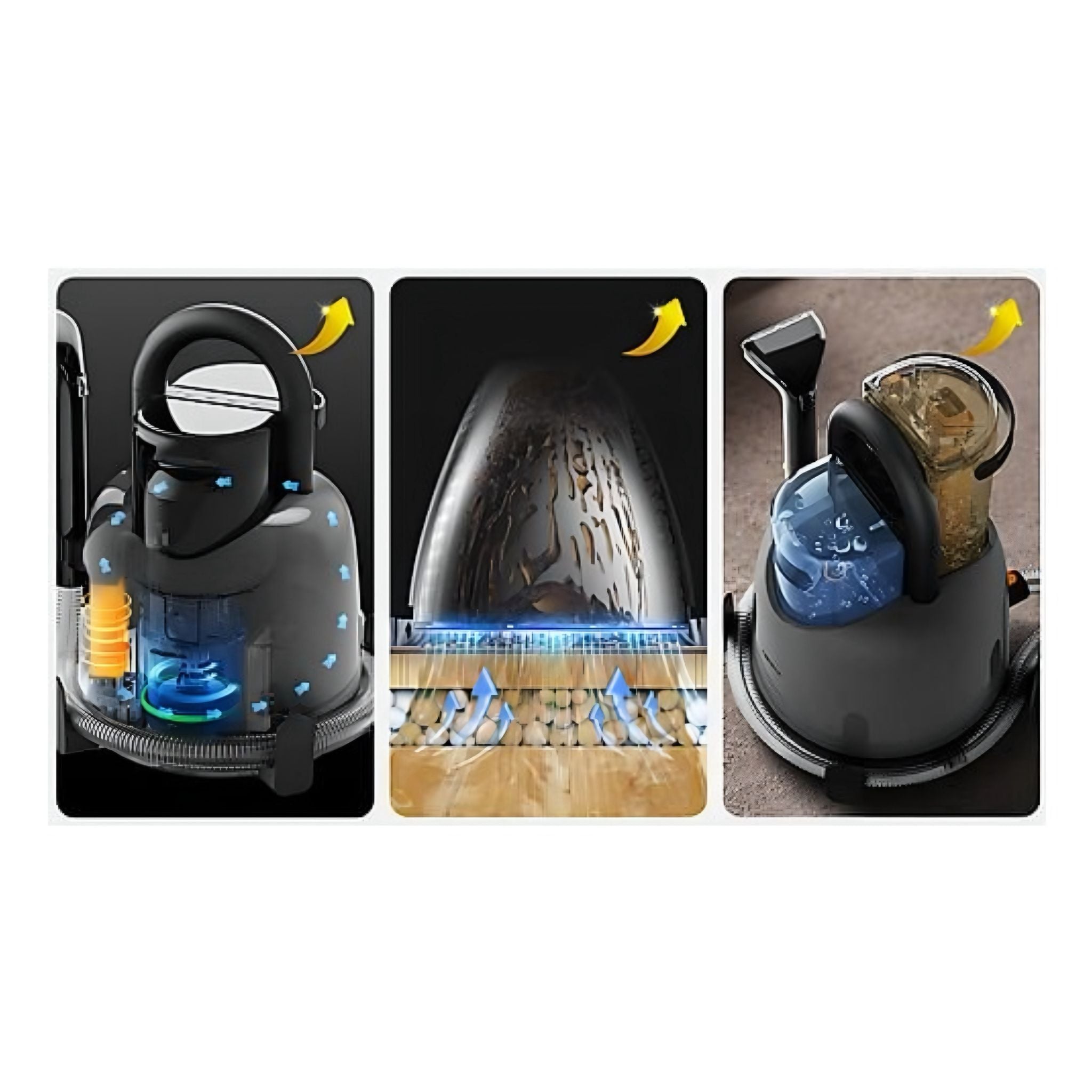 مكنسة ديرما باي 200 اس للكنب والسجاد والستائر مع صابون مجاني - JawdaTop