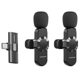 ميكروفون لافاليير مزدوج بورودو أوديكس برو بمنفذ تايب سي ولايتنينغ - JawdaTop