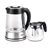 غلاية كهربائية مزدوجة 2 في 1 لتحضير الشاي والماء الساخن