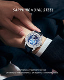 ساعة ألدن رويستون آرتشر أوتوماتيكية مستوحاة من النجوم - JawdaTop