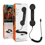 سماعة الهاتف الكلاسيكية ريترو من بورودو – موصل تايب سي - JawdaTop