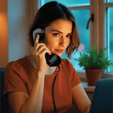 سماعة الهاتف الكلاسيكية ريترو من بورودو – موصل تايب سي - JawdaTop